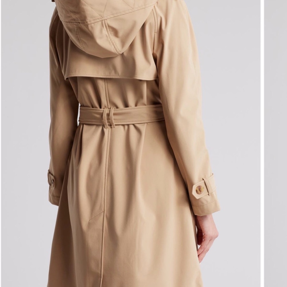 BCBGeneration Beige Trench Coat - Picture 6 of 8
